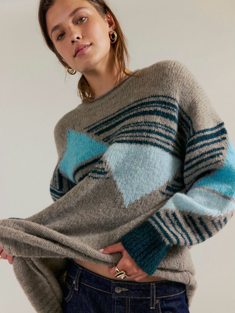 Free People Hidden Trails Pullover XS/S